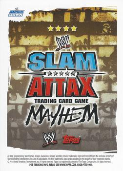 2010 Topps Slam Attax WWE Mayhem #NNO Montel Vontavious Porter  Back
