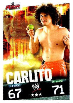2009 Topps Slam Attax WWE #NNO Carlito Front