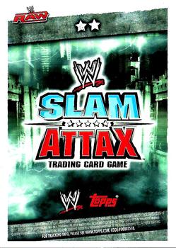 2009 Topps Slam Attax WWE #NNO Hacksaw Jim Duggan Back