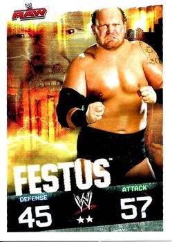 2009 Topps Slam Attax WWE #NNO Festus Front