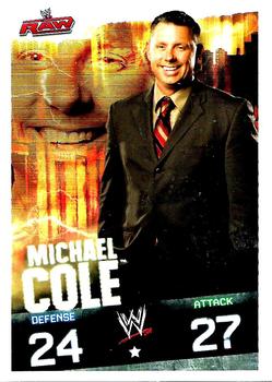 2009 Topps Slam Attax WWE #NNO Michael Cole Front