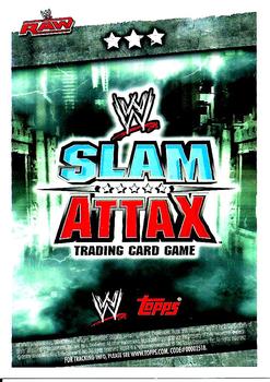 2009 Topps Slam Attax WWE #NNO Evan Bourne Back