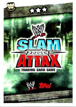 2009 Topps Slam Attax WWE #NNO Earthquake Back