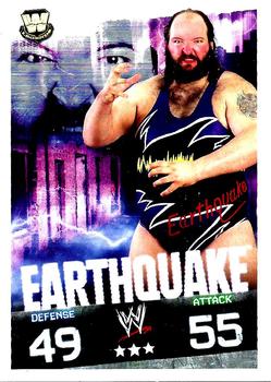 2009 Topps Slam Attax WWE #NNO Earthquake Front