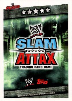 2009 Topps Slam Attax WWE #NNO Jack Swagger Back