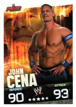 2009 Topps Slam Attax WWE #NNO John Cena Front