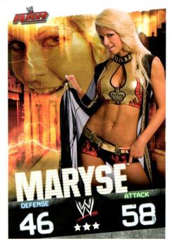 2009 Topps Slam Attax WWE #NNO Maryse Front