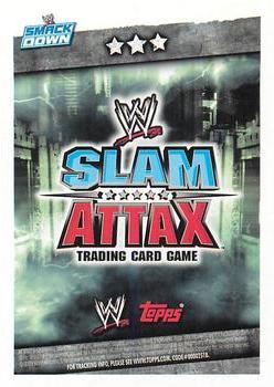 2009 Topps Slam Attax WWE #NNO Charlie Haas Back