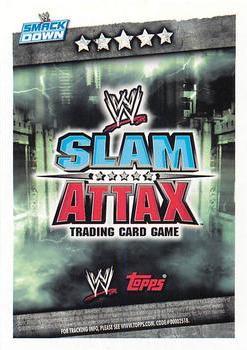 2009 Topps Slam Attax WWE #NNO CM Punk Back