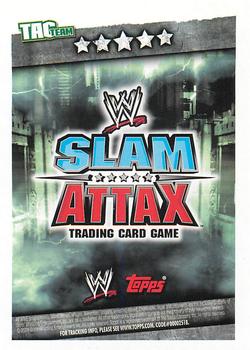 2009 Topps Slam Attax WWE #NNO Cody Rhodes / Ted DiBiase Jr. Back