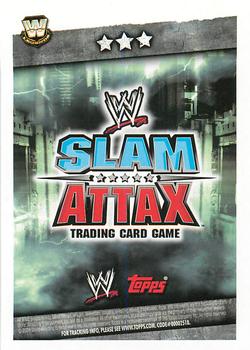 2009 Topps Slam Attax WWE #NNO The Iron Sheik Back