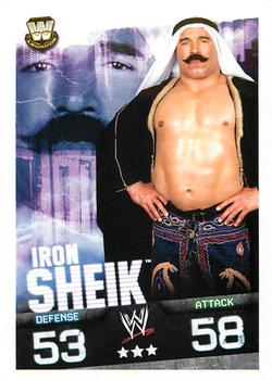 2009 Topps Slam Attax WWE #NNO The Iron Sheik Front