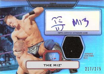 2010 Topps Platinum WWE - Autograph Relics #8 The Miz  Front