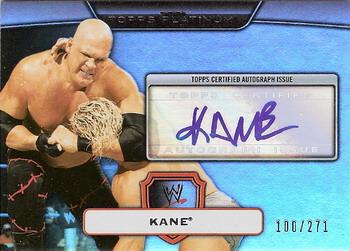 2010 Topps Platinum WWE - Autographs #6 Kane  Front