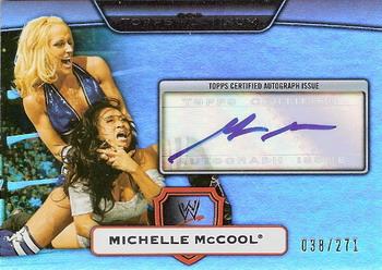 2010 Topps Platinum WWE - Autographs #56 Michelle McCool  Front