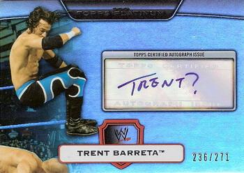 2010 Topps Platinum WWE - Autographs #86 Trent Barreta  Front