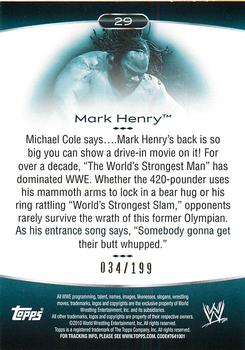 World's Strongest Slam Slam Attax Mayhem  Mark Henry 