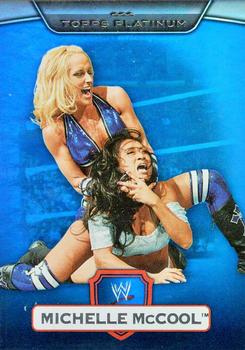 2010 Topps Platinum WWE - Blue #56 Michelle McCool  Front
