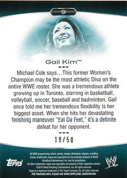 2010 Topps Platinum WWE - Gold #9 Gail Kim  Back