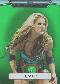 2010 Topps Platinum WWE - Green #71 Eve  Front