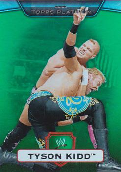 2010 Topps Platinum WWE - Green #91 Tyson Kidd  Front