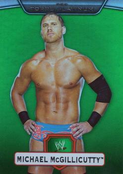 2010 Topps Platinum WWE - Green #94 Michael McGillicutty  Front