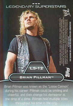 2010 Topps Platinum WWE - Legendary Superstars #LS-12 Edge / Brian Pillman Back
