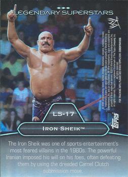 2010 Topps Platinum WWE - Legendary Superstars #LS-17 Sheamus / Iron Sheik Back