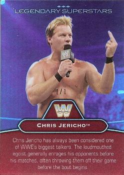 2010 Topps Platinum WWE - Legendary Superstars Red #LS-13 Chris Jericho / Roddy Piper Front