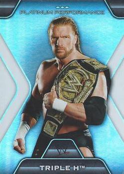 2010 Topps Platinum WWE - Platinum Performance #PP-6 Triple H  Front