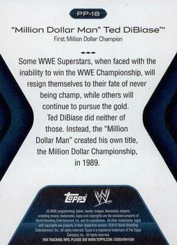 2010 Topps Platinum WWE - Platinum Performance #PP-18 Ted DiBiase  Back