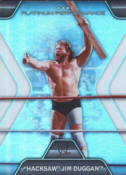 2010 Topps Platinum WWE - Platinum Performance #PP-5 Hacksaw Jim Duggan  Front