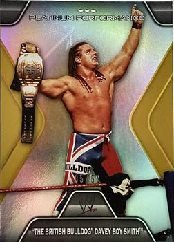 2010 Topps Platinum WWE - Platinum Performance Gold #PP-8 British Bulldog  Front