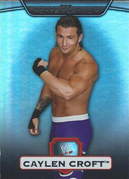 2010 Topps Platinum WWE - Rainbow #124 Caylen Croft  Front