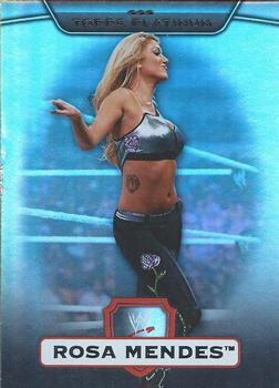 2010 Topps Platinum WWE - Rainbow #16 Rosa Mendes  Front