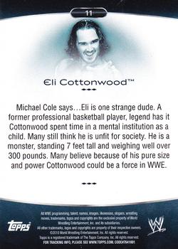 2010 Topps Platinum WWE - Rainbow #11 Eli Cottonwood  Back