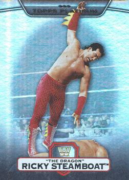 2010 Topps Platinum WWE - Rainbow #17 Ricky The Dragon Steamboat  Front