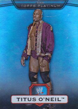 2010 Topps Platinum WWE - Rainbow #85 Titus O'Neil  Front