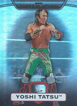 2010 Topps Platinum WWE - Rainbow #102 Yoshi Tatsu  Front