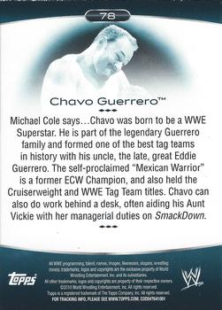 2010 Topps Platinum WWE - Rainbow #78 Chavo Guerrero  Back