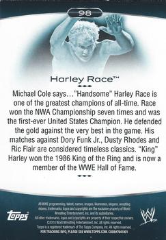 2010 Topps Platinum WWE - Rainbow #98 Harley Race  Back