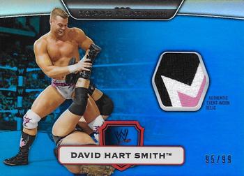 2010 Topps Platinum WWE - Relics Blue #106 David Hart Smith  Front