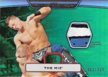 2010 Topps Platinum WWE - Relics Green #8 The Miz  Front