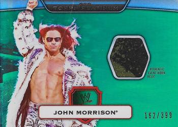 2010 Topps Platinum WWE - Relics Green #93 John Morrison  Front