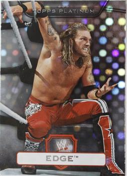 2010 Topps Platinum WWE - X-Fractors #23 Edge  Front