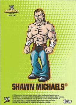 2010 Topps WWE Rumble Pack - Stickers #19 Shawn Michaels  Front