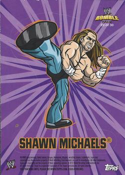 2010 Topps WWE Rumble Pack - Stickers #20 Shawn Michaels  Front