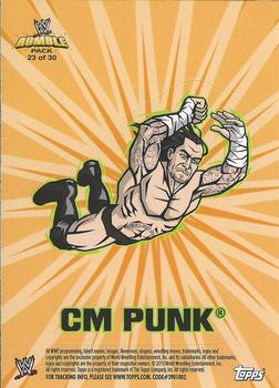 2010 Topps WWE Rumble Pack - Stickers #23 CM Punk  Front
