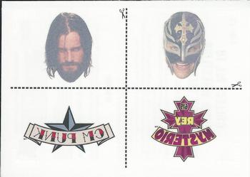 2010 Topps WWE Rumble Pack - Tattoos #8 Rey Mysterio/CM Punk  Front