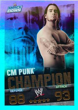 2009 Topps Slam Attax WWE - Champions #8 CM Punk Front